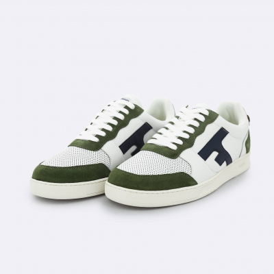 HAZEL BASKETS LEATHER SUEDE