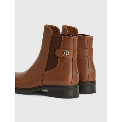 TH LEATHER FLAT BOOT