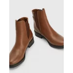 TH LEATHER FLAT BOOT