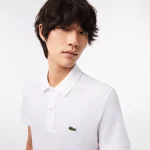 LACOSTE - SHORT SLEEVED RIBBED COLLAR SHIRT