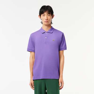 LACOSTE - SHORT SLEEVED RIBBED COLLAR SHIRT