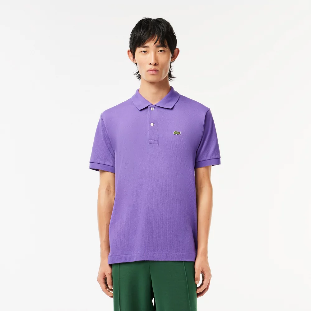 LACOSTE - SHORT SLEEVED RIBBED COLLAR SHIRT