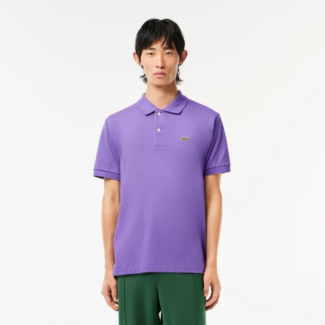 LACOSTE - SHORT SLEEVED RIBBED COLLAR SHIRT