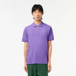 LACOSTE - SHORT SLEEVED RIBBED COLLAR SHIRT