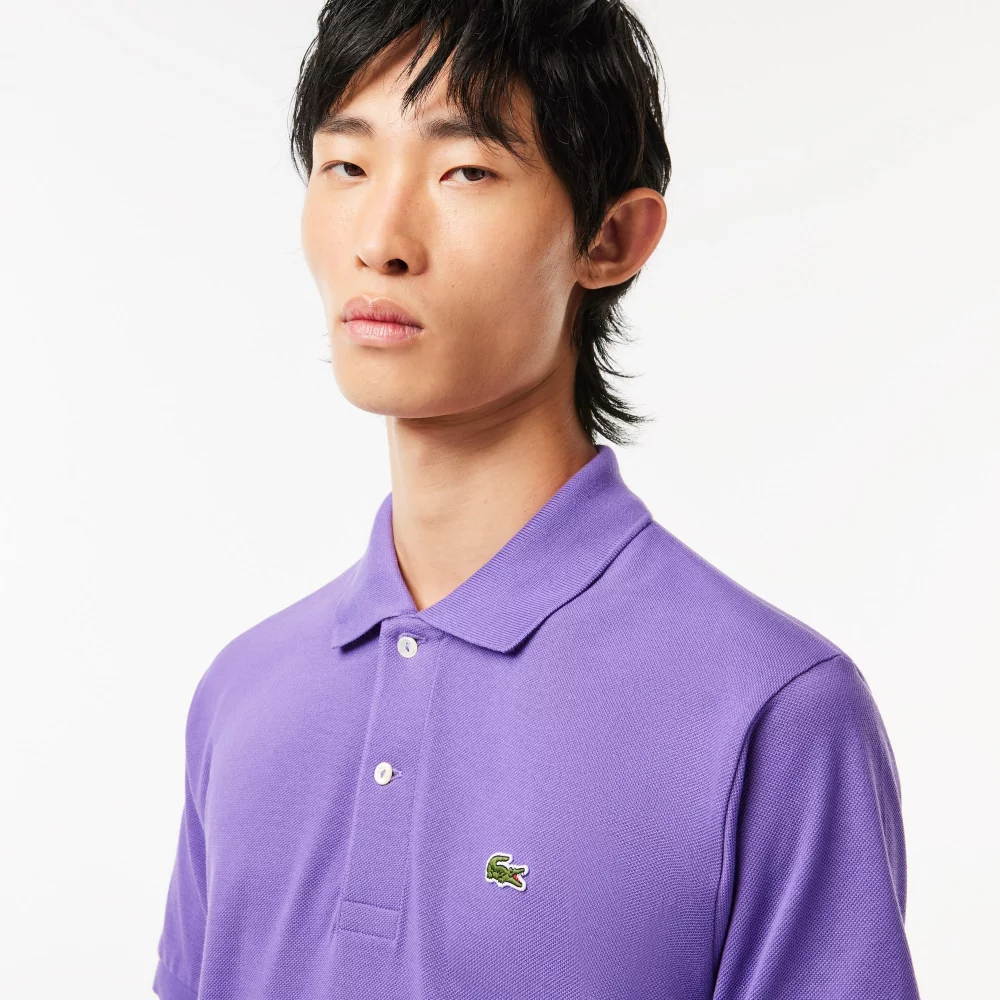 LACOSTE - SHORT SLEEVED RIBBED COLLAR SHIRT