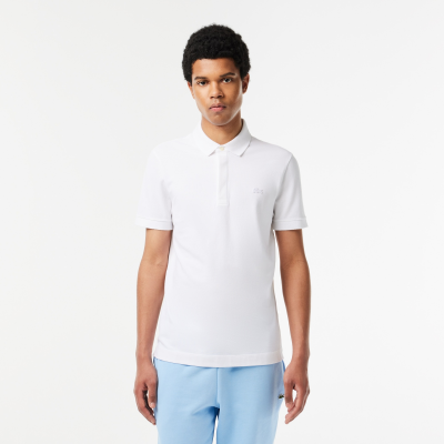 LACOSTE - SHORT SLEEVED RIBBED COLLAR SHIRT