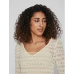 NOOS VICHIKKA LACE V-NECK L/S TOP