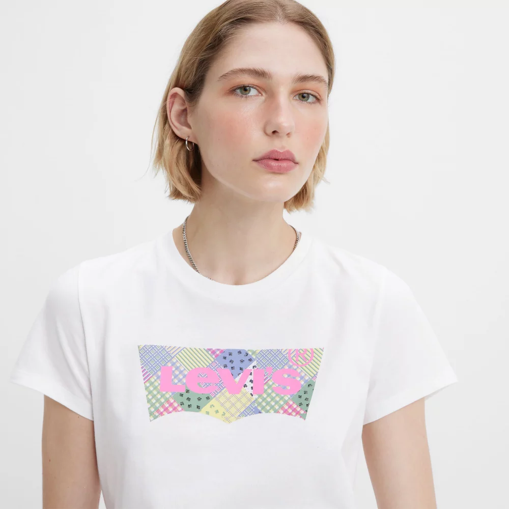 LEVIS - THE PERFECT TEE SSNL TONAL BW TERRA COTT