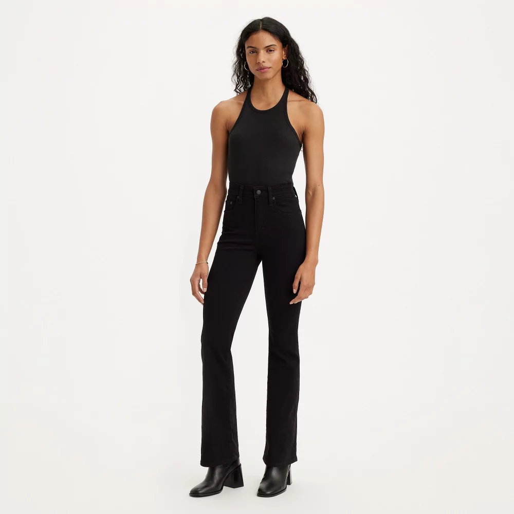 LEVIS - 725 HIGH RISE BOOTCUT NIGHT IS BLACK