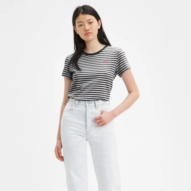 LEVIS - PERFECT TEE RAITA STRIPE CAVIAR