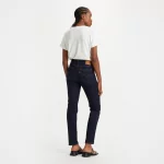 LEVIS - 724 HIGH RISE STRAIGHT BLUE WAVE RINSE
