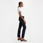 LEVIS - 724 HIGH RISE STRAIGHT BLUE WAVE RINSE