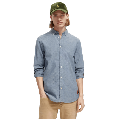 SCOTCH AND SODA - SMART INDIGO SHIRT