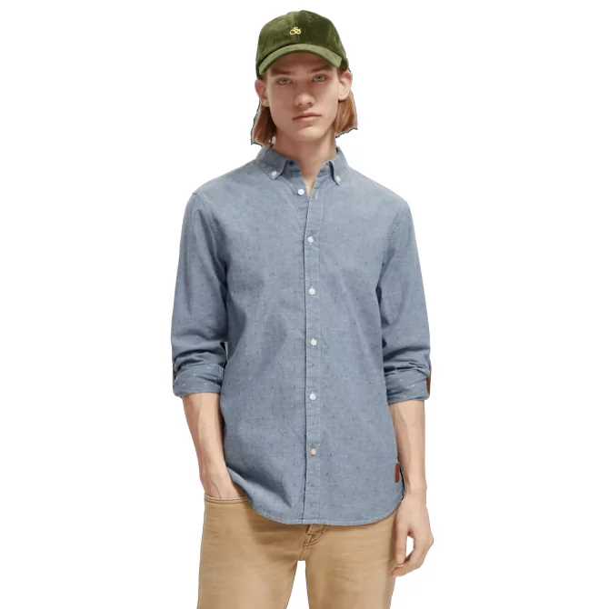 SCOTCH AND SODA - SMART INDIGO SHIRT