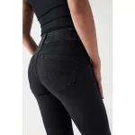 SALSA - SECRET SLIM NOIR DÉLAVÉ