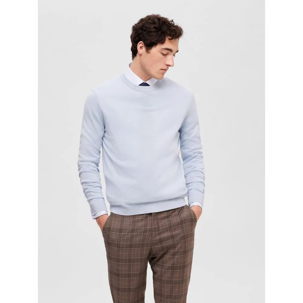 SLHTOWN MERINO COOLMAX KNIT CREW B