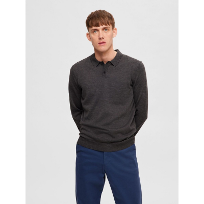 SLHTOWN MERINO COOLMAX KNIT POLO NOOS