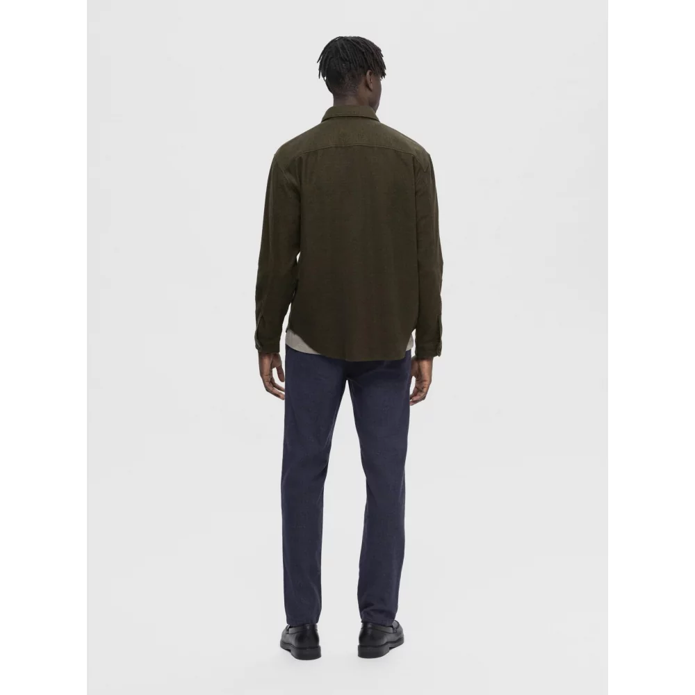 SLHMASON-TWILL OVERSHIRT LS NOOS