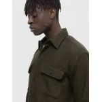 SLHMASON-TWILL OVERSHIRT LS NOOS