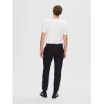 SLHSLIM-AYR PINSTRIPED ELASTIC TRS B
