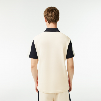 LACOSTE - SHORT SLEEVED RIBBED COLLAR SHIRT