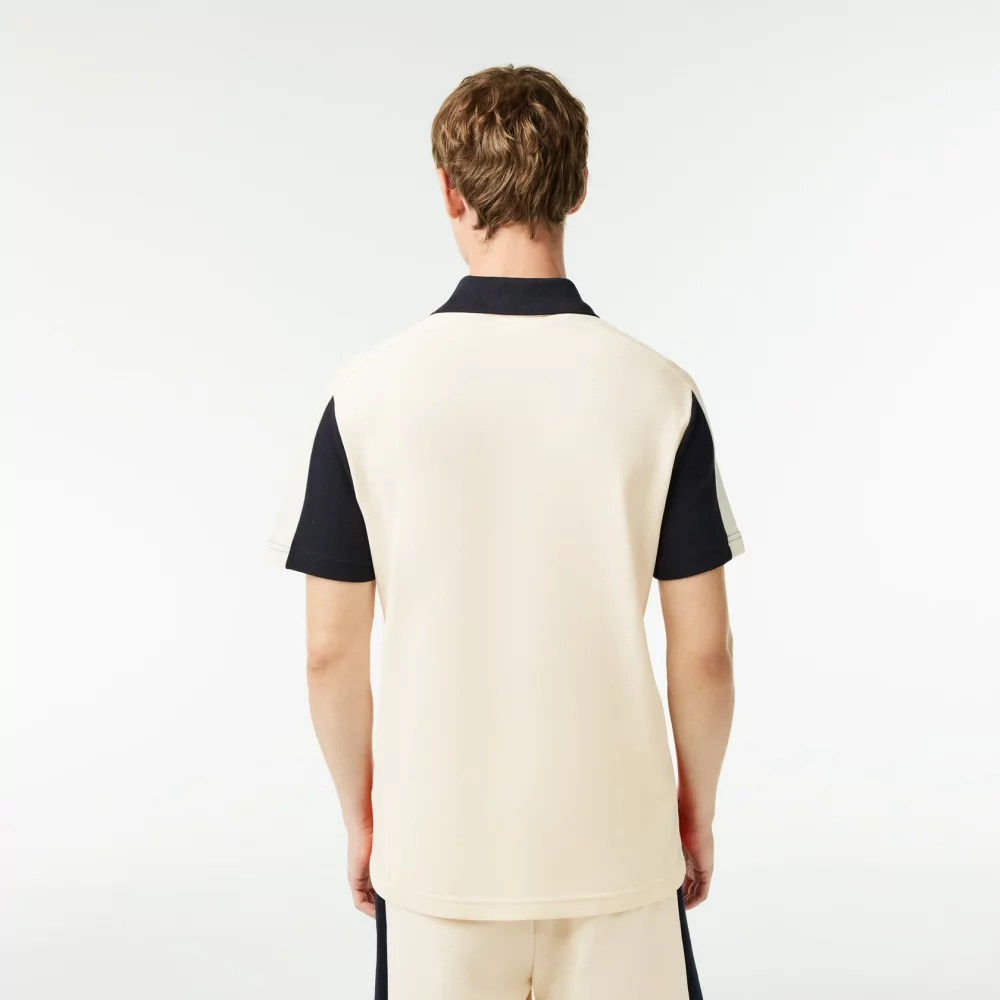 LACOSTE - SHORT SLEEVED RIBBED COLLAR SHIRT
