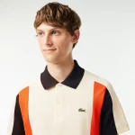 LACOSTE - SHORT SLEEVED RIBBED COLLAR SHIRT