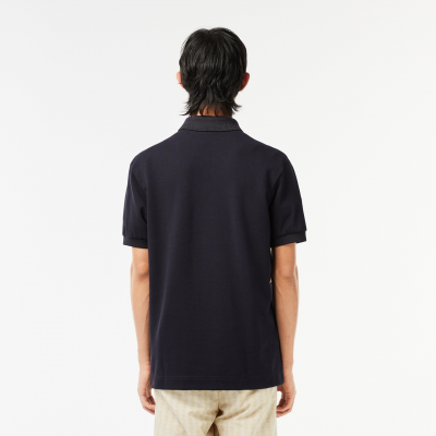 LACOSTE - SHORT SLEEVED RIBBED COLLAR SHIRT
