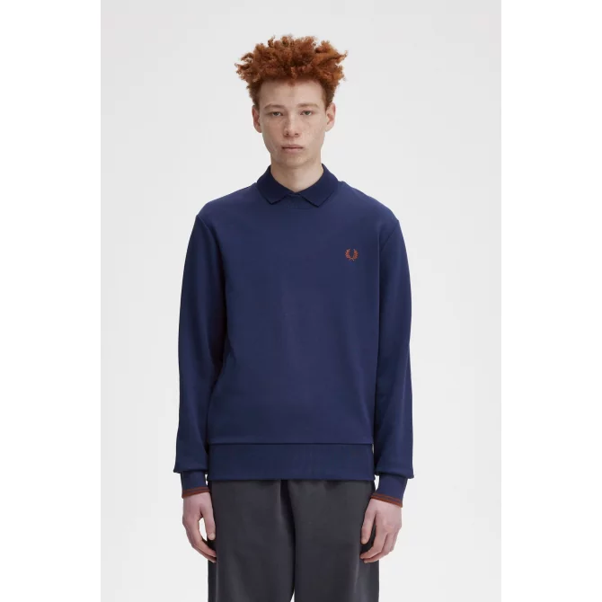 FRED PERRY - CREW NECK SWEATSHIRT