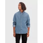 SLHREGRICK-DENIM-NEW SHIRT LS NOOS