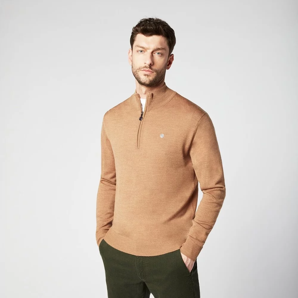 SERGE BLANCO - PULL COL MONTANT