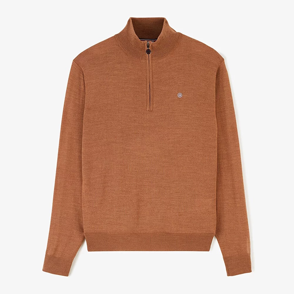 SERGE BLANCO - PULL COL MONTANT