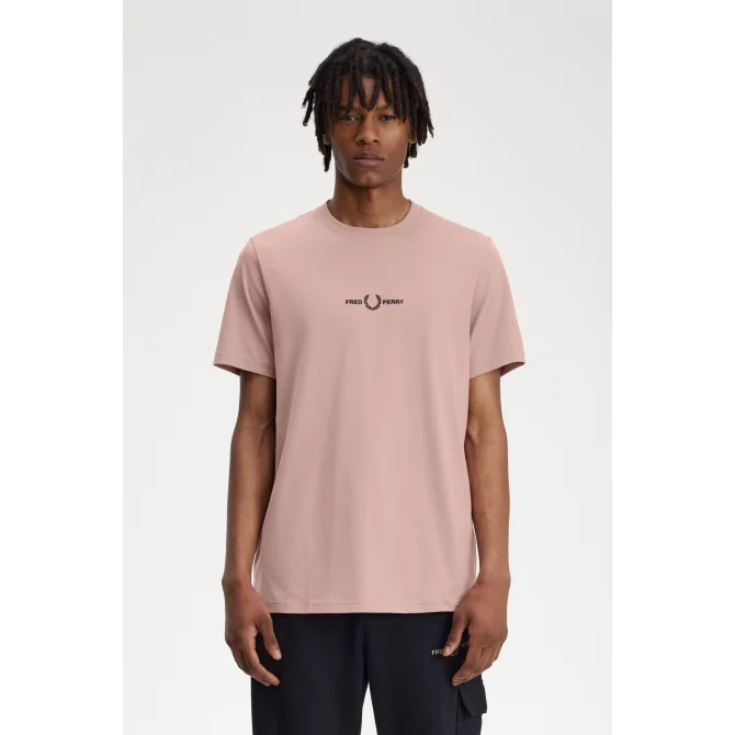 FRED PERRY - EMBROIDERED T-SHIRT