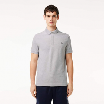 SHORT SLEEVE RIBBED COLLAR SHIRT