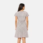 LEVIS - MYLENE MINI DRESS BEULAH FLORAL MAUVE CH