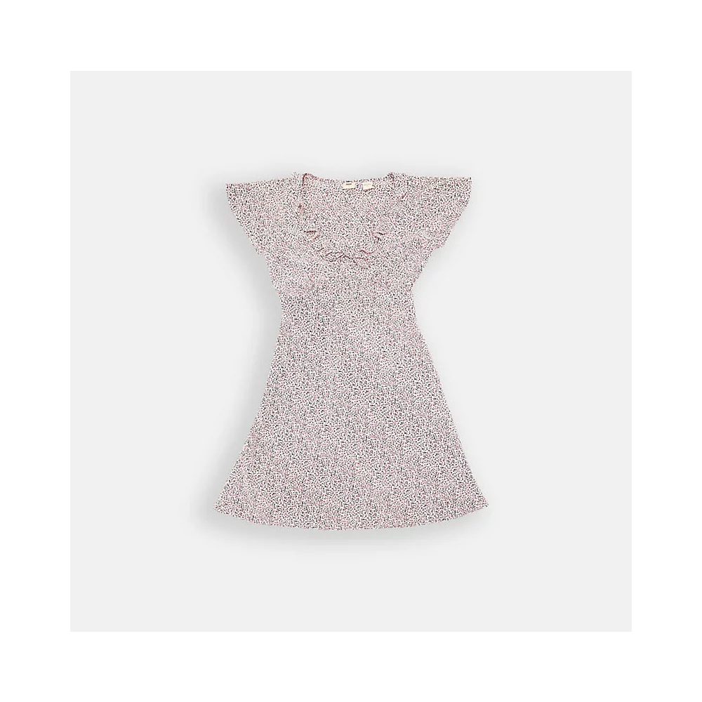 LEVIS - MYLENE MINI DRESS BEULAH FLORAL MAUVE CH