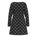 LEVIS - MANA LS MINI DRESS WENDY FLORAL CAVIAR P