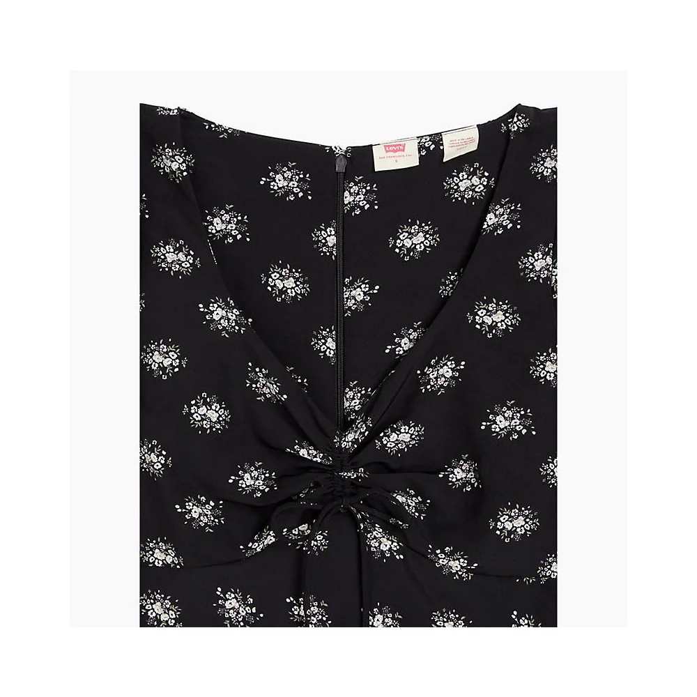 LEVIS - MANA LS MINI DRESS WENDY FLORAL CAVIAR P