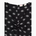 LEVIS - MANA LS MINI DRESS WENDY FLORAL CAVIAR P