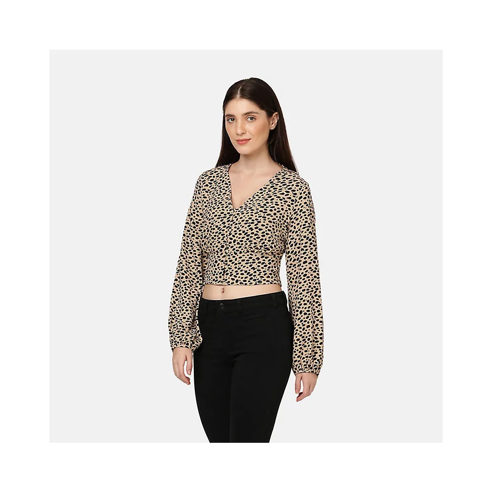 LEVIS - TAMARA LS BLOUSE NEW STELLA LEOPARD ALMO