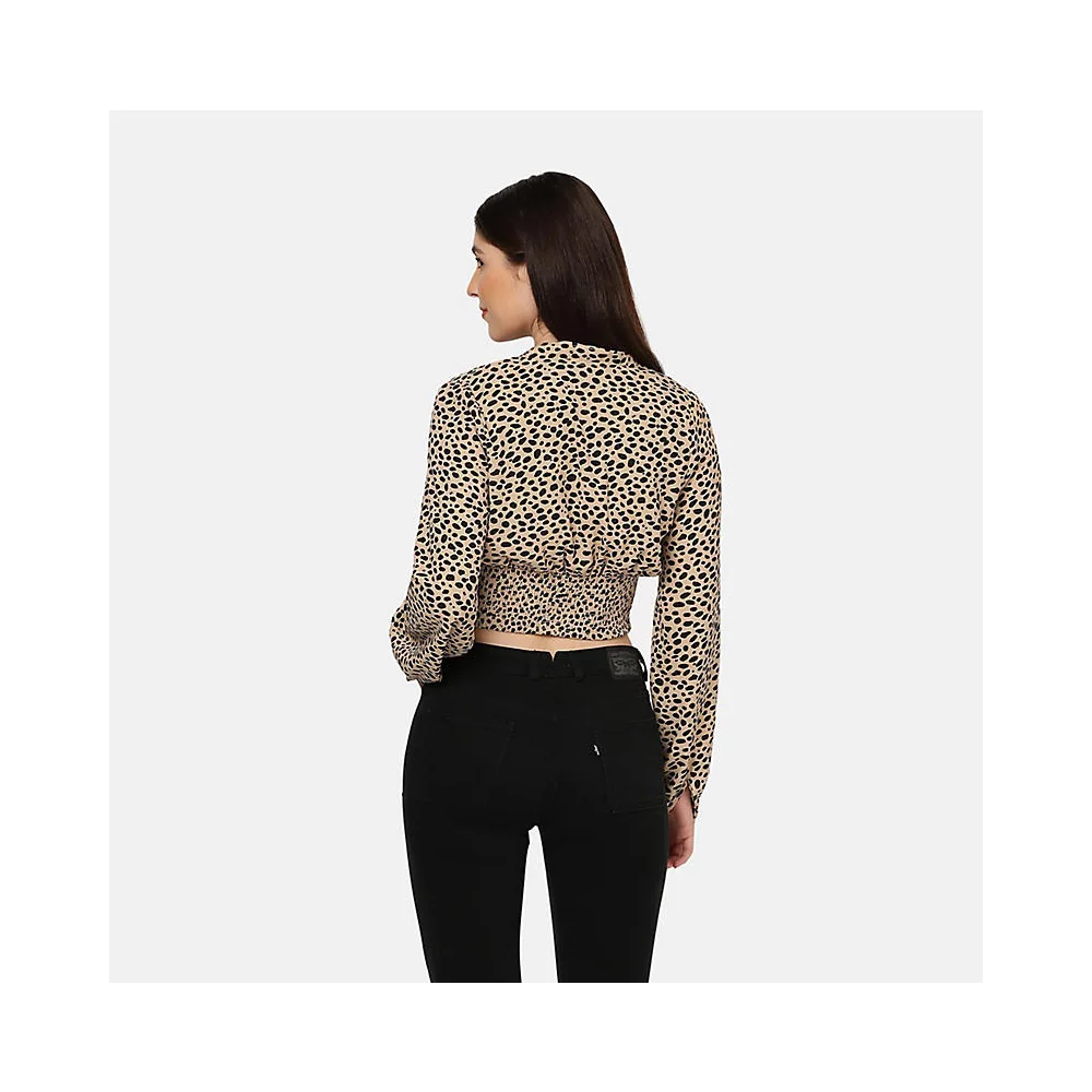 LEVIS - TAMARA LS BLOUSE NEW STELLA LEOPARD ALMO