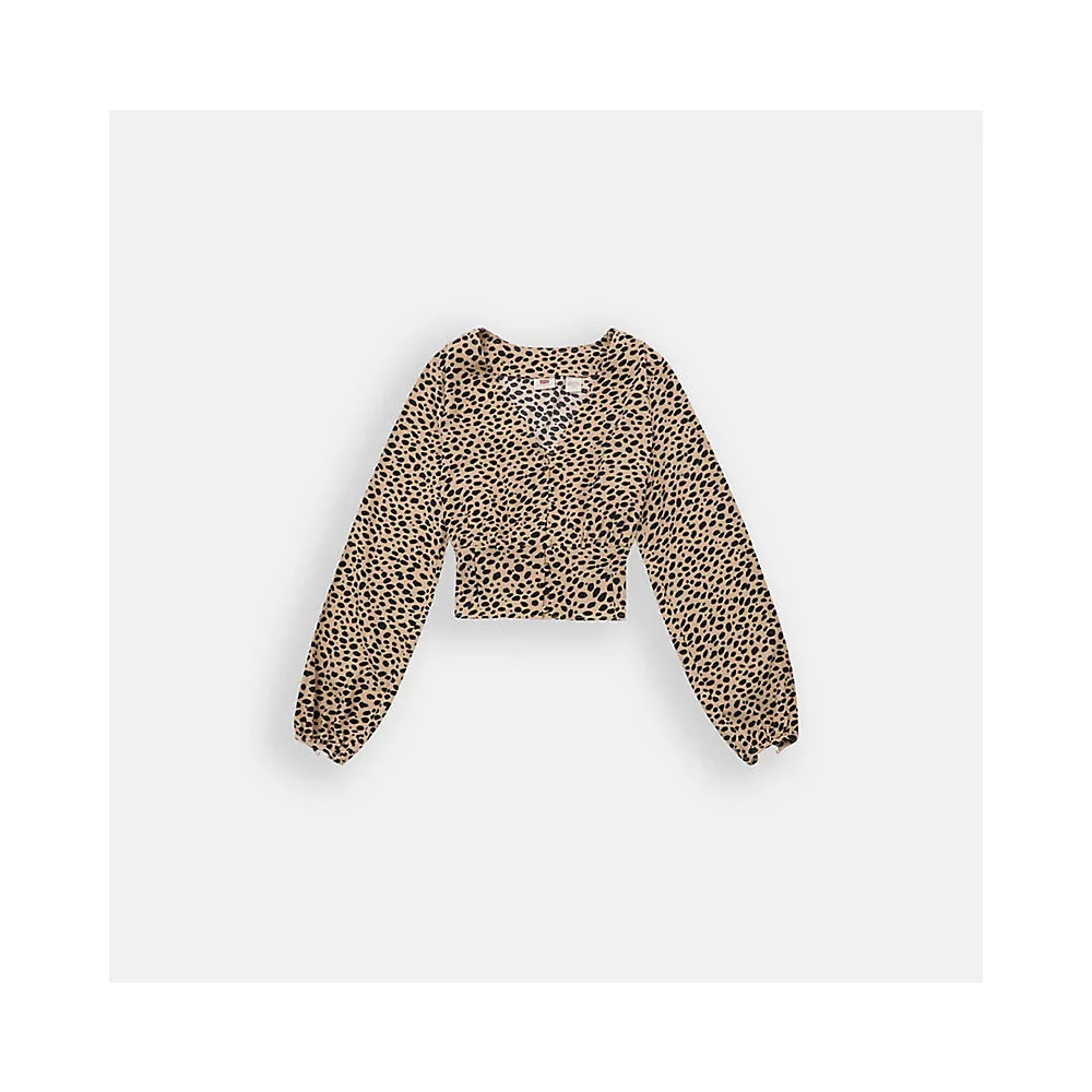 LEVIS - TAMARA LS BLOUSE NEW STELLA LEOPARD ALMO