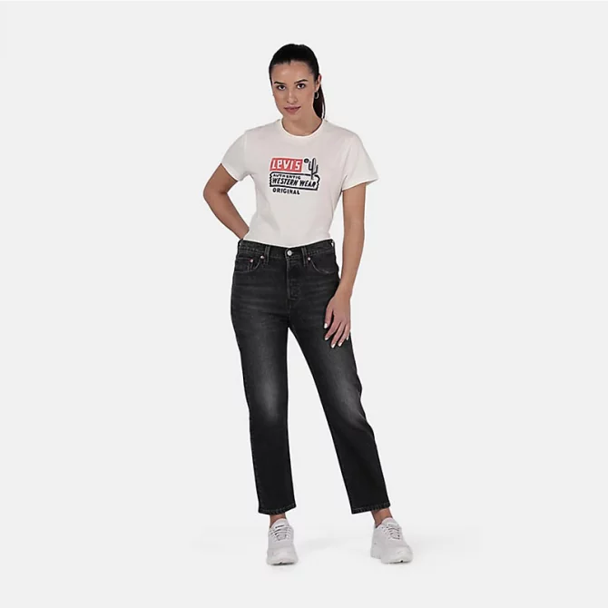 LEVIS - 501® CROP LONG LIVE THE QUEEN