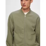 SELECTED - SLHMACK SWEAT BOMBER LS NOOS