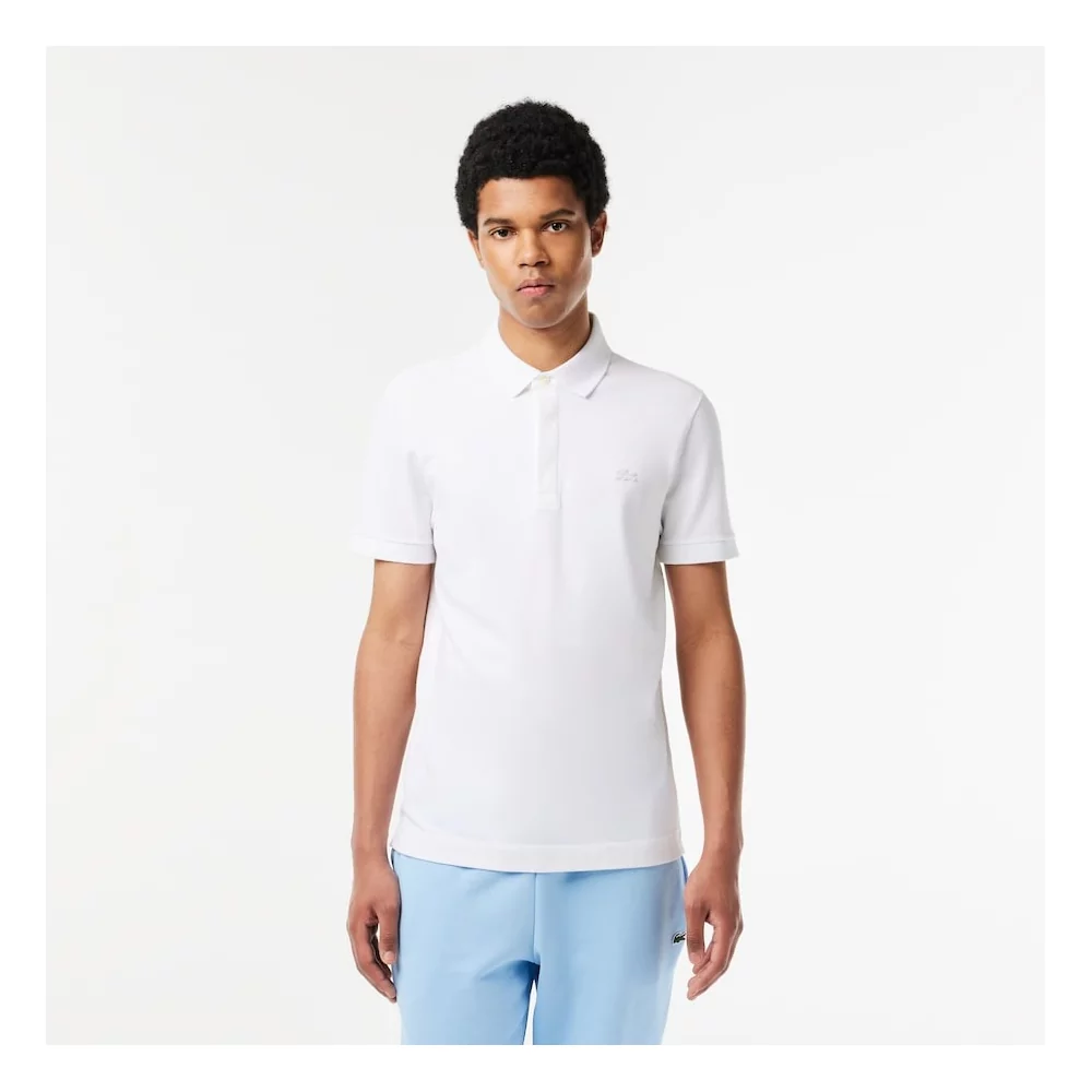 SHORT SLEEVE RIBBED COLLAR SHIRT