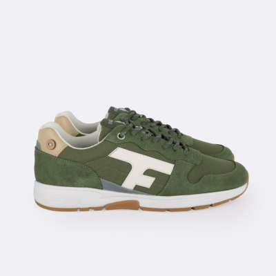 FAGUO - OLIVE BASKETS SYN WOVEN SUEDE