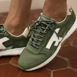 FAGUO - OLIVE BASKETS SYN WOVEN SUEDE