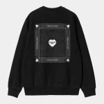 CARHARTT WIP - HOODED ROCKY SCRIPT SWEAT