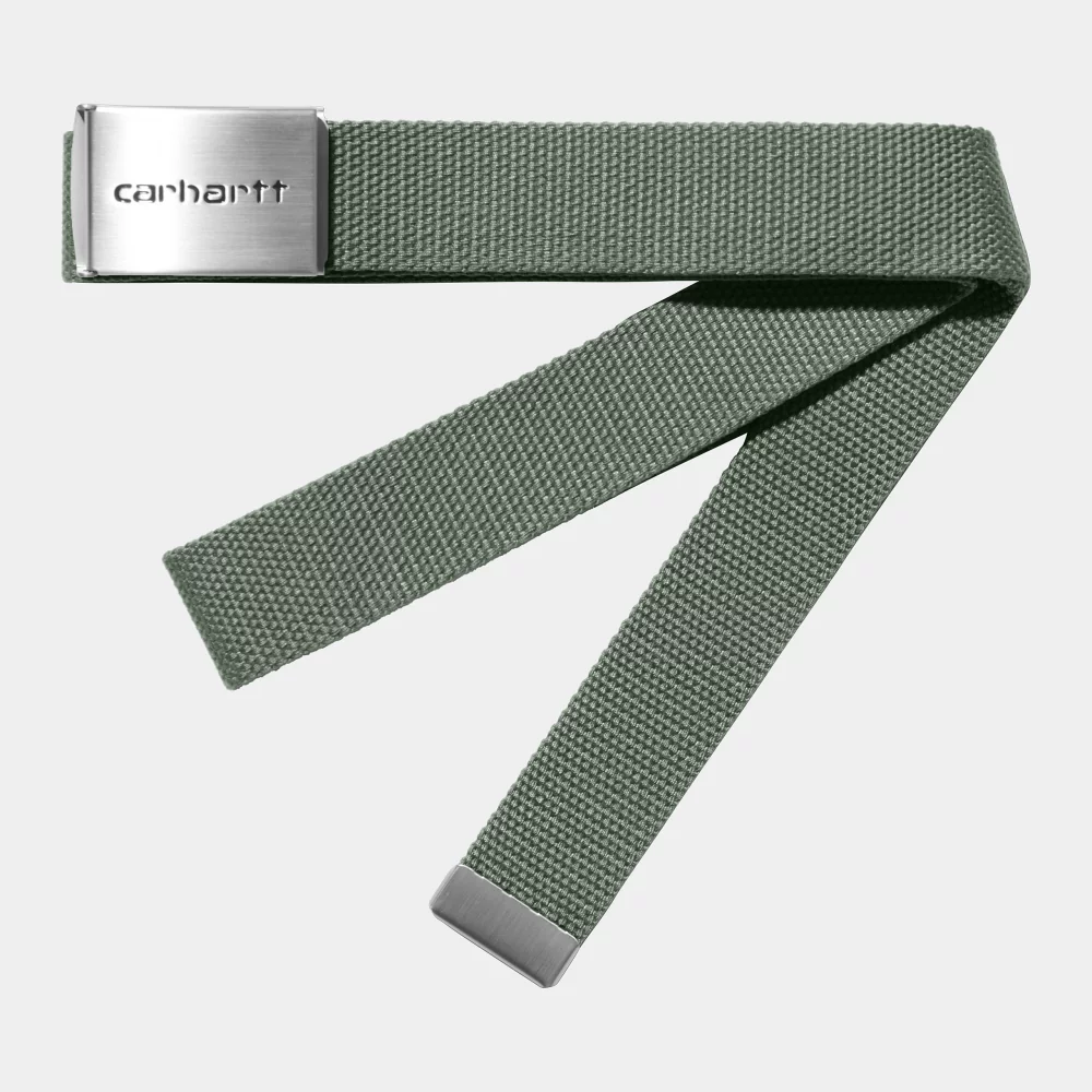 CARHARTT WIP - CLIP BELT CHROME