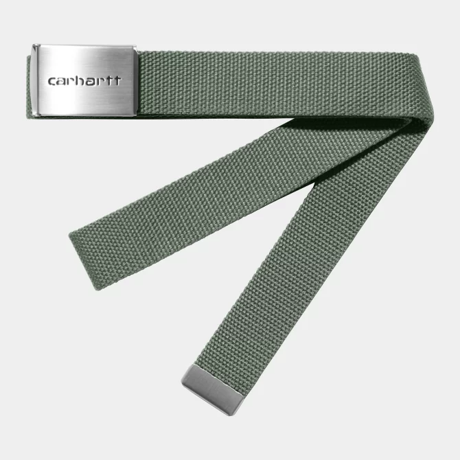 CARHARTT WIP - CLIP BELT CHROME